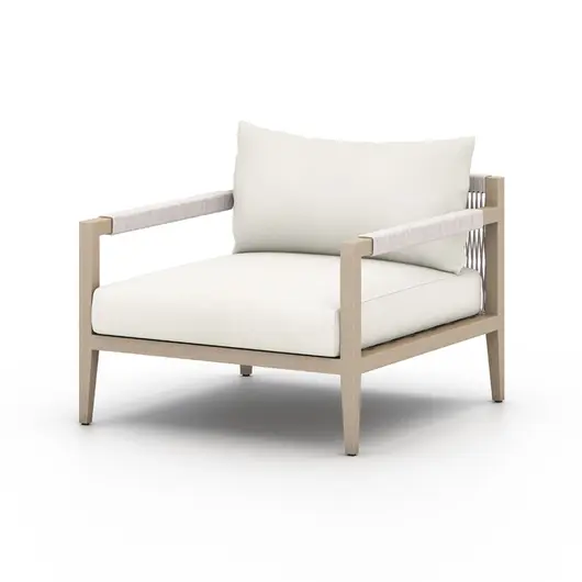 Sherwood Outdoor Chair In Washed Brown by FOUR HANDS