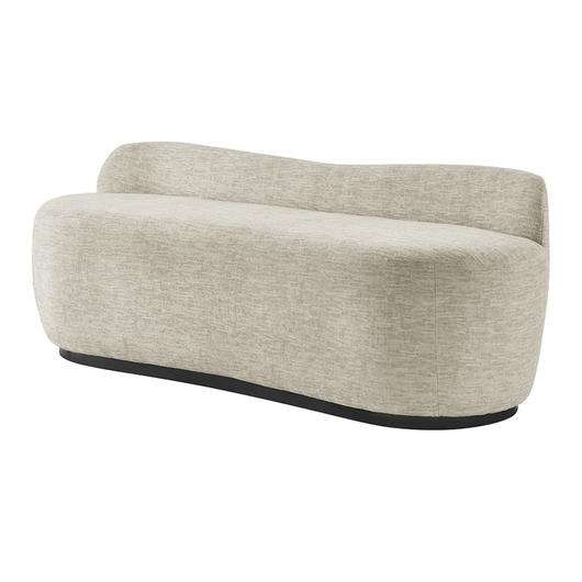 Mandy Fabric Bench, Pasadena Beige by New Pacific Direct