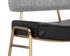 BRINLEY BARSTOOL - GOLD - NIGHTFALL BLACK / CHACHA GREY by Sunpan