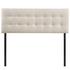 Leopold Queen Upholstered Fabric Headboard In Ivory by Modway Furniture