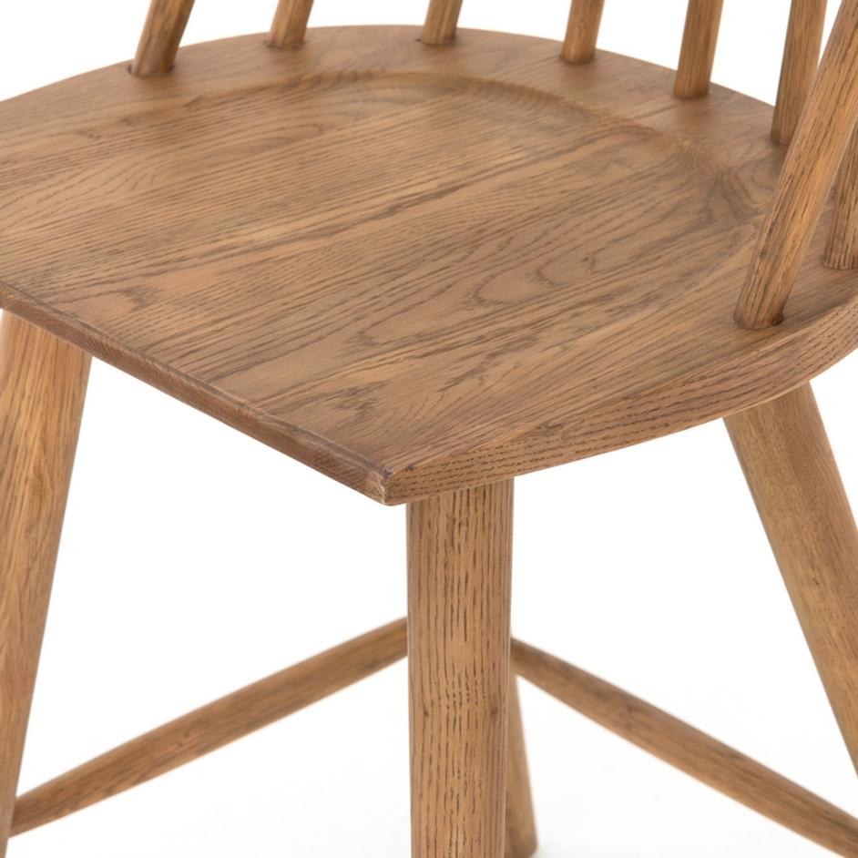 Lewis Windsor Counter Stool-Sandy Oak by FOUR HANDS