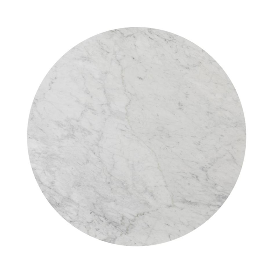 Toli End Table - Italian White Marble by Four Hands