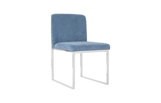 Frozen Dining Chair, Corduroy Blue by PHILLIPS COLLECTION