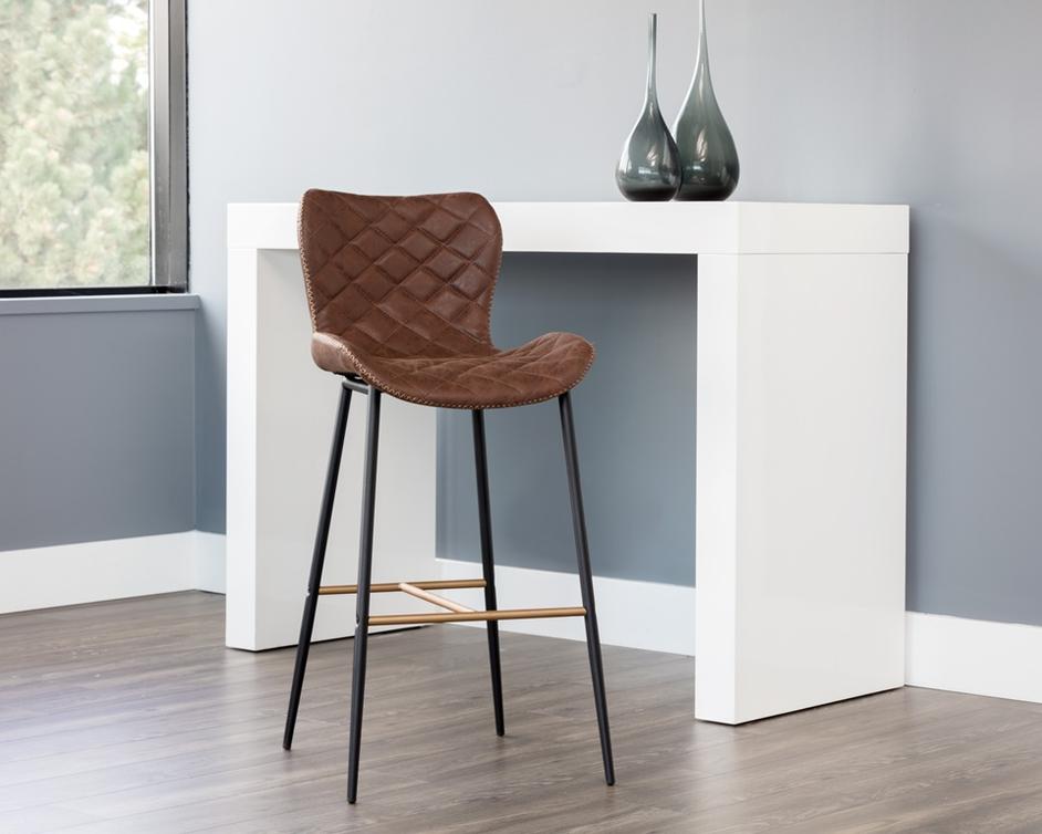 Lyla Barstool - Antique Brown by Sunpan