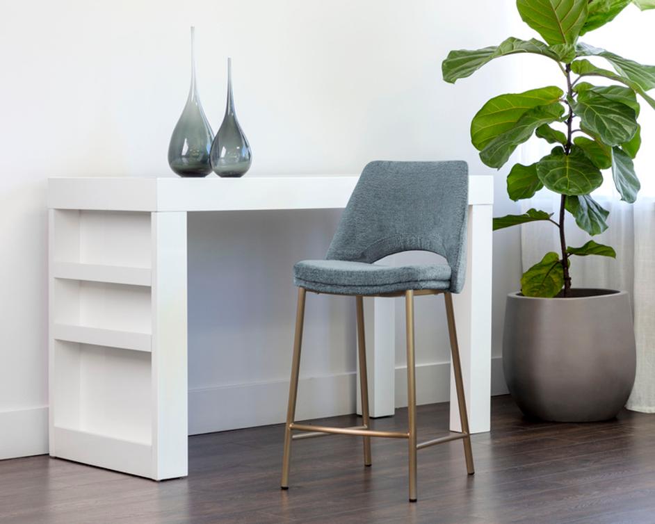 RADELLA COUNTER STOOL - BERGEN FRENCH BLUE by Sunpan