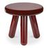 Joy Accent Table Deep Red Lacquer by Moes Home