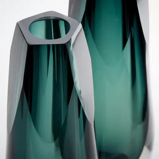 Small Galatea Vase in Green by Cyan Design