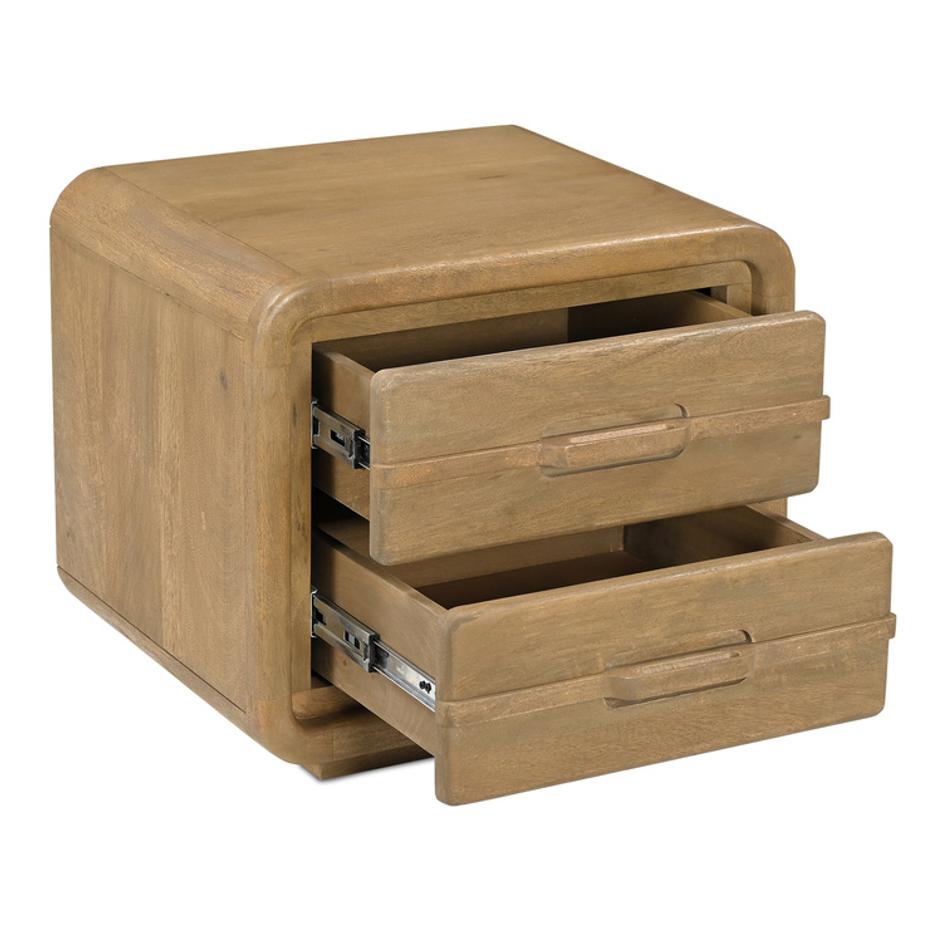 Lennon Nightstand Vintage Brown by Moes Home