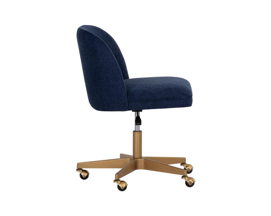 KENNA OFFICE CHAIR - BELFAST NAVY by Sunpan