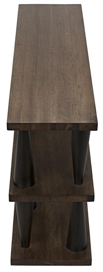 Mood Console, Ebony and Dark Walnut by Noir Furniture