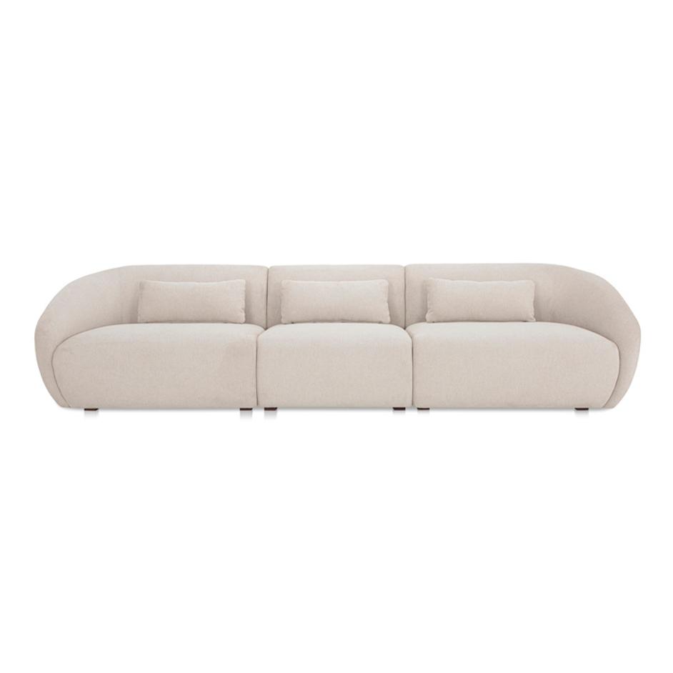 Amelia Modular Sofa Warm White by Moes Home