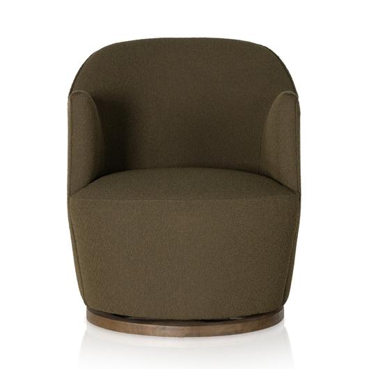 Aurora Swivel Chair - FIQA Boucle Olive by Four Hands