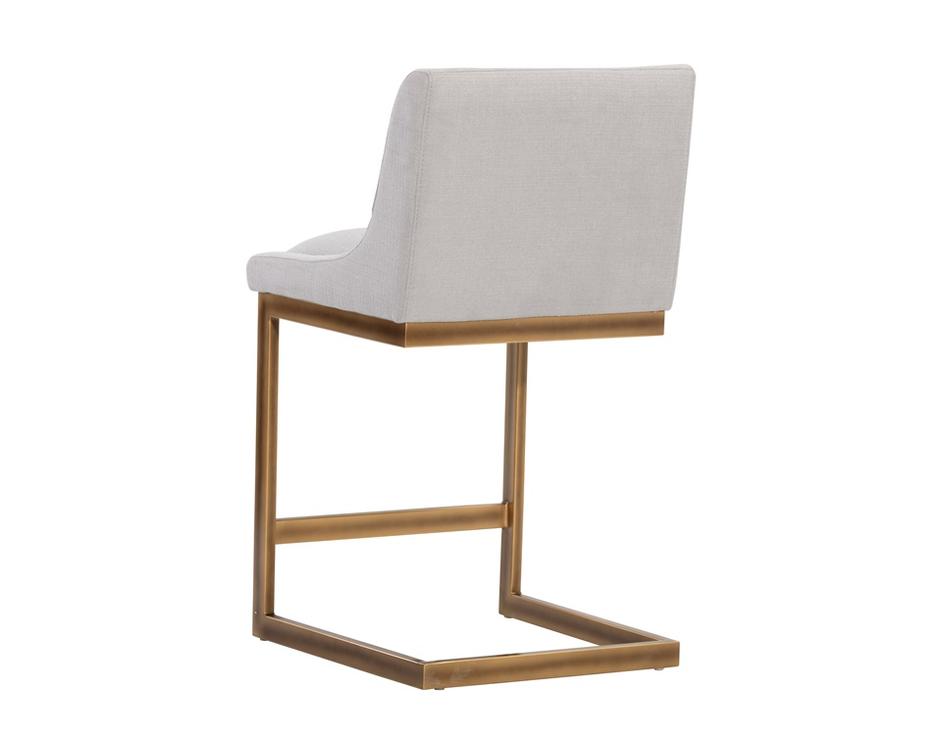 Holly Counter Stool - Zenith Soft Grey by Sunpan