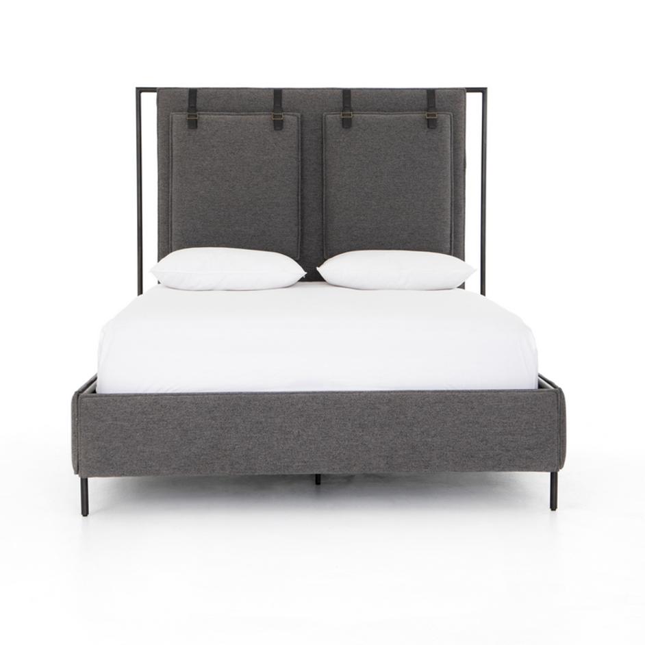 Leigh Bed In San Remo Ash In Queen by FOUR HANDS