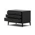 Rosenell Closed Nightstand - Black Oak Veneer by Four Hands