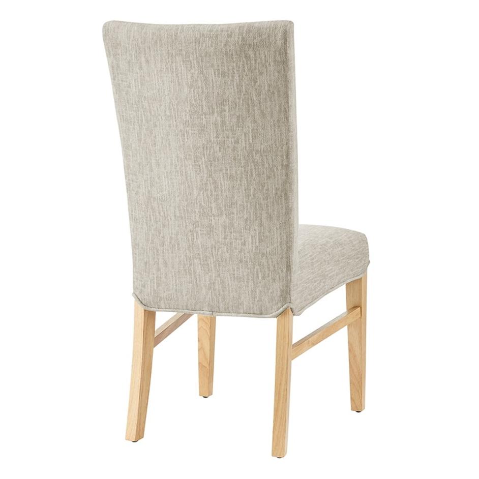 Milton Fabric Dining Side Chair, Pasadena Beige by New Pacific Direct