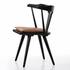 Ripley Dining Chair W Cushion In Black Oak by FOUR HANDS