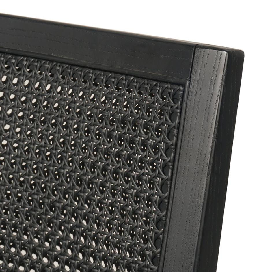 Antonia Armless Dining Chair In Black by FOUR HANDS