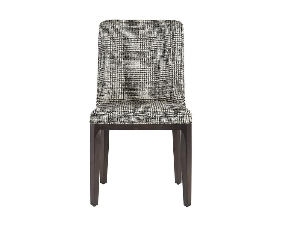 ELISA DINING CHAIR - GREY OAK - NAYA CHECK BLACK by Sunpan