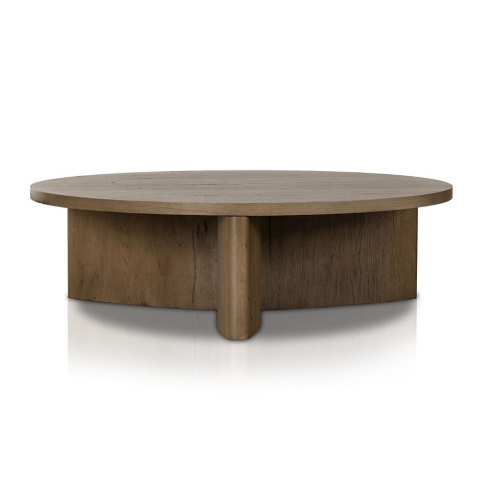 Toli Coffee Table - Rustic Grey Veneer by Four Hands
