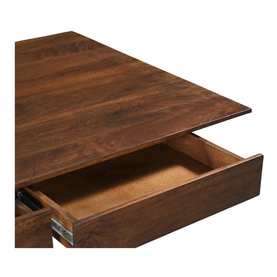 Everett Coffee Table Dark Brown by Moes Home