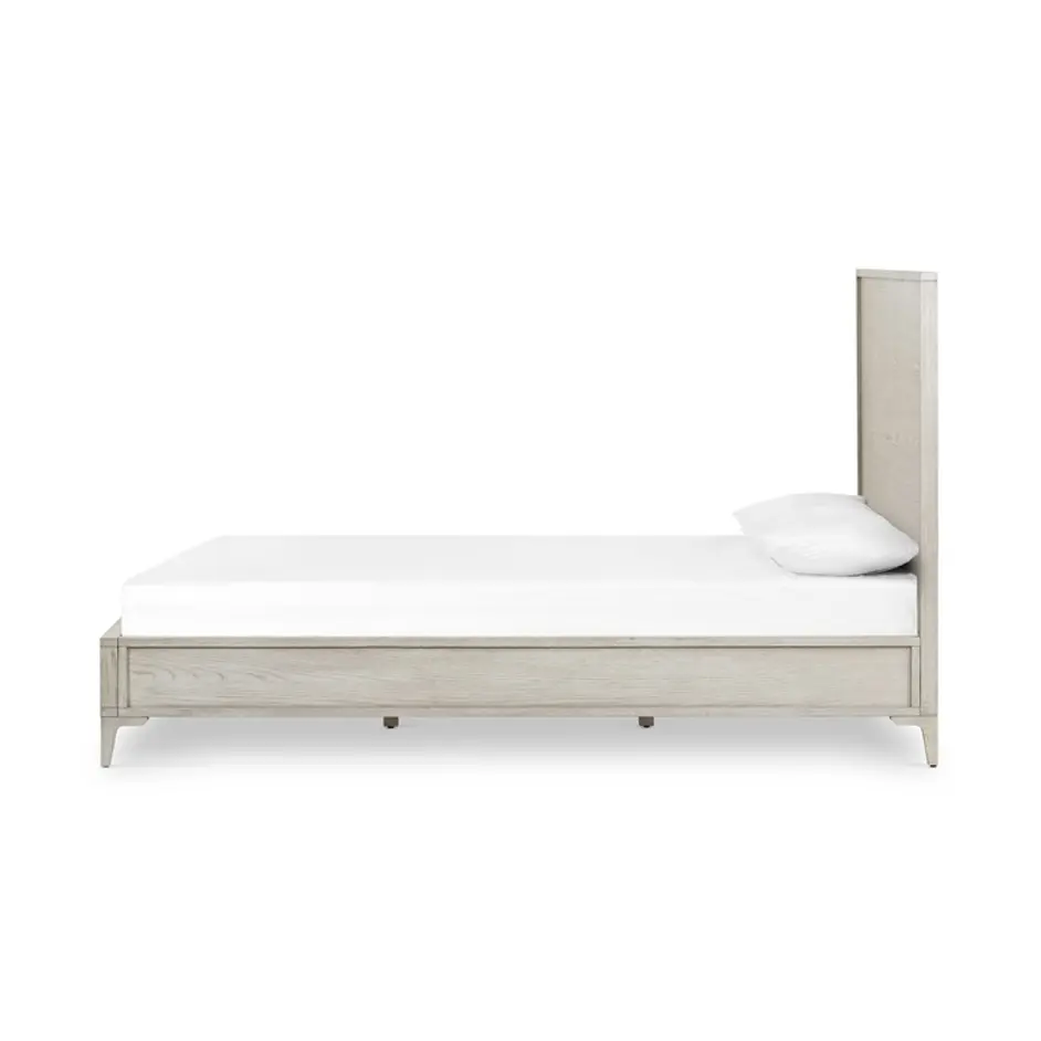 Viggo Bed In Vintage White Oak In King by FOUR HANDS