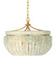 Bayou Pendant In Contemporary Gold Leaf & Seaglass by Currey & Company