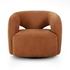 Mazie Swivel Chair - Nubuck Cognac by Four Hands