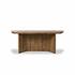 Brinton Console Table in Rustic Oak Veneer by FOUR HANDS