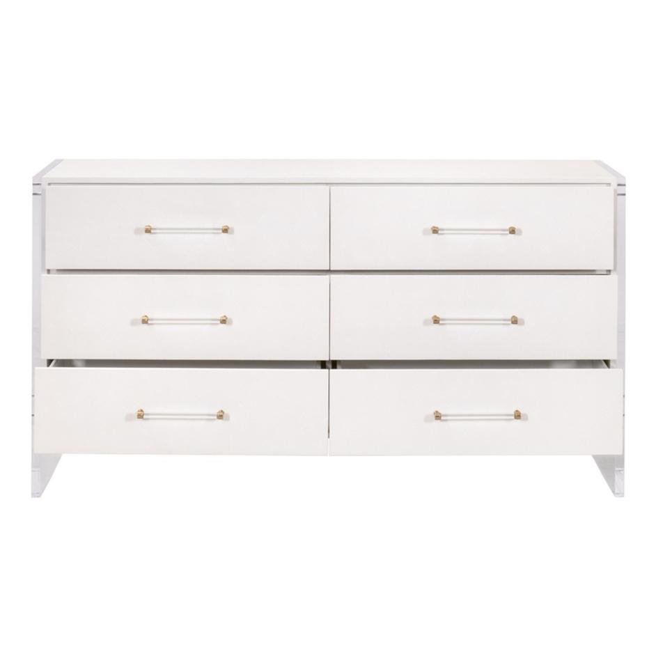 Sonia Shagreen 6-Drawer Double Dresser by Essentials For Living
