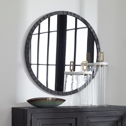 Dandridge Round Industrial Mirror by Uttermost