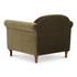 Harmony Accent Chair Dark Green Faux Mohair by Moes Home