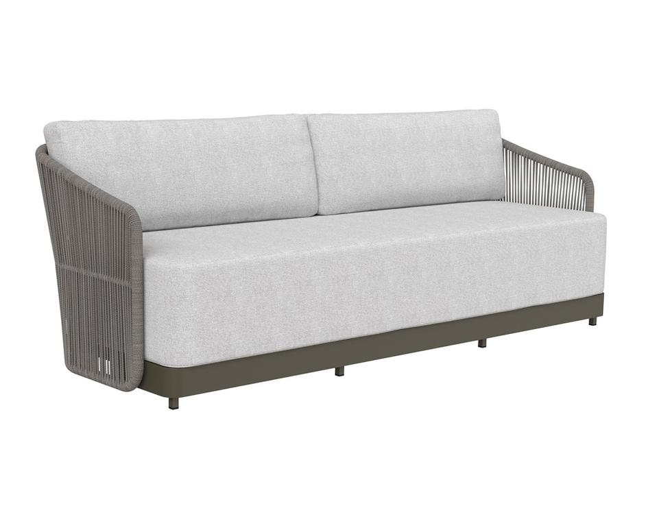 ALLARIZ SOFA - WARM GREY - GRACEBAY LIGHT GREY by Sunpan