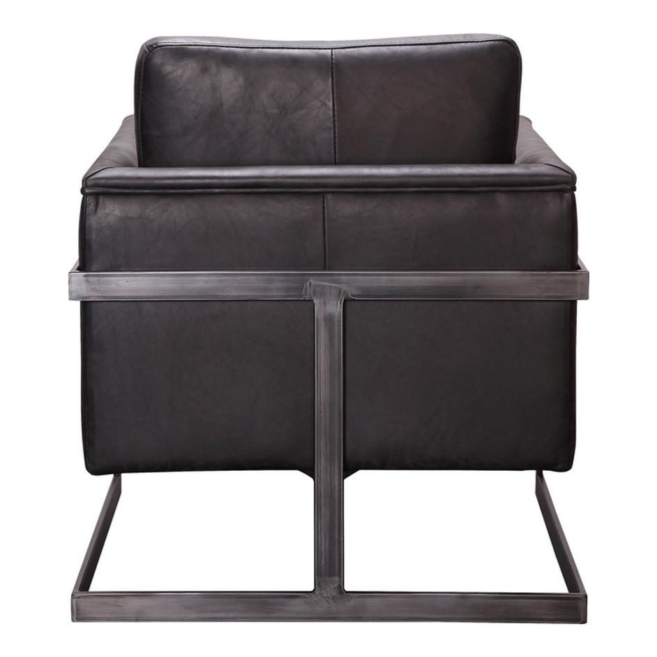 LUXLEY CLUB CHAIR BLACK by Moes Home