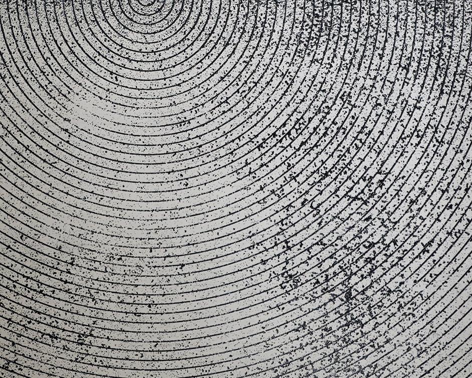 Opposites Attract (set Of 2) - 40" X 60" - Charcoal Floater Frame by Sunpan