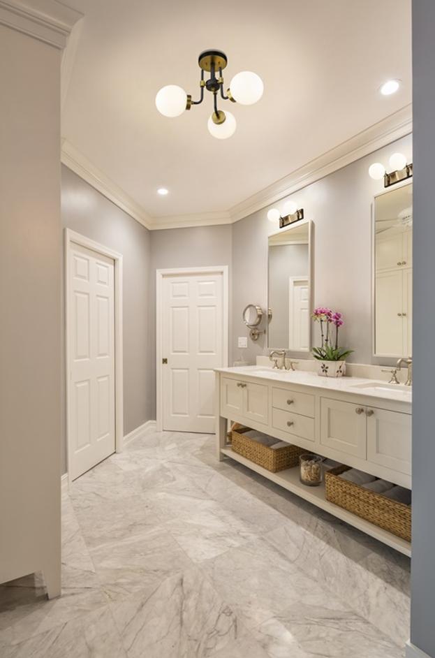 Parsons 3 Light Semi Flush Mount in Matte Black + Olde Brass Finish by Z-Lite