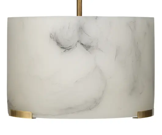 Elancourt Faux Alabaster 3-Light Pendant by Jamie Young