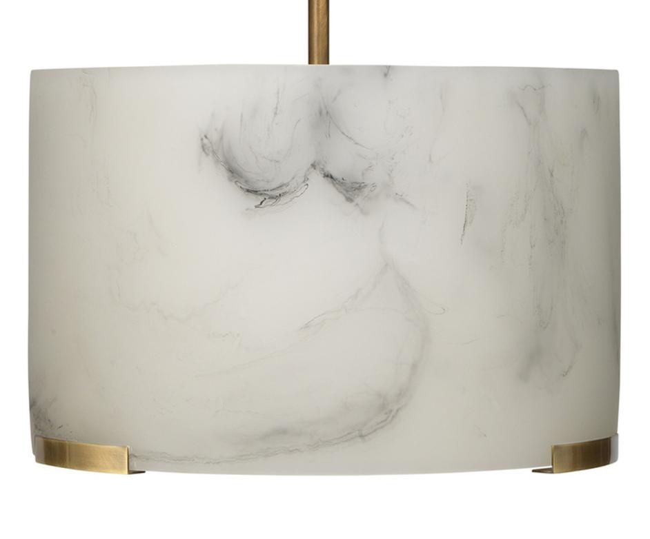 Elancourt Faux Alabaster 3-Light Pendant by Jamie Young