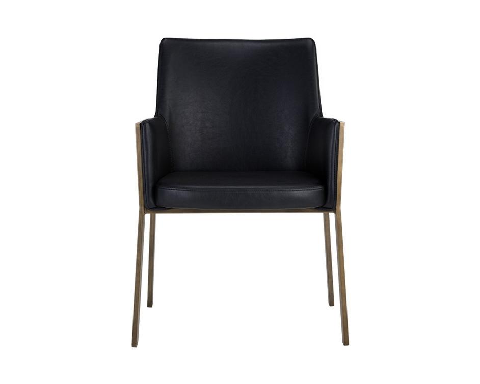 Bernadette Dining Armchair - Bravo Black by Sunpan