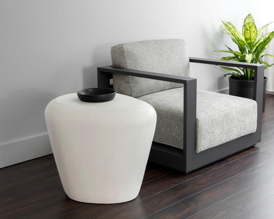 CORVO SIDE TABLE - WHITE by Sunpan