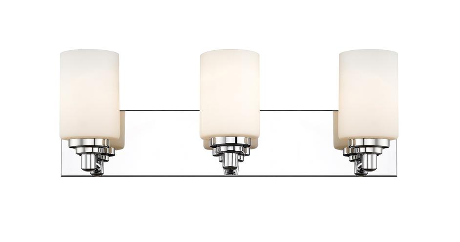 Soledad 3 Light Vanity in Chrome Finish by Z-Lite