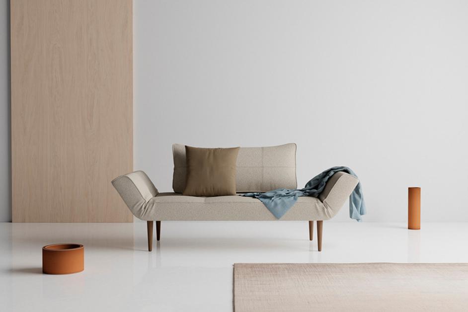 ZEAL SOFA DARK WOOD by INNOVATION USA