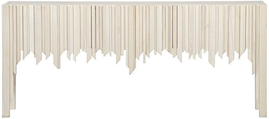 Desdemona Sideboard with 3 Drawers, Bleached Elm by Noir Furniture