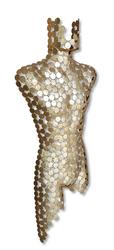 Gold Leaf Male Torso by Urbia Imports