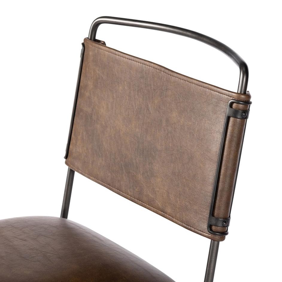 Wharton Desk Chair - Distressed Brown by Four Hands