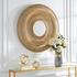 Bauble Round Gold Mirror by Uttermost
