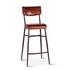 Wellington High Back Leather Bar Chair by Home Trends & Design
