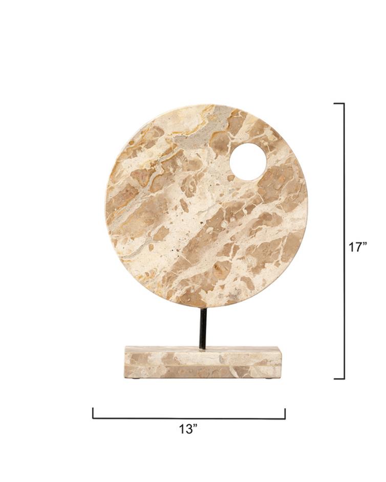 Satellite Marble Decorative Stand by Jamie Young