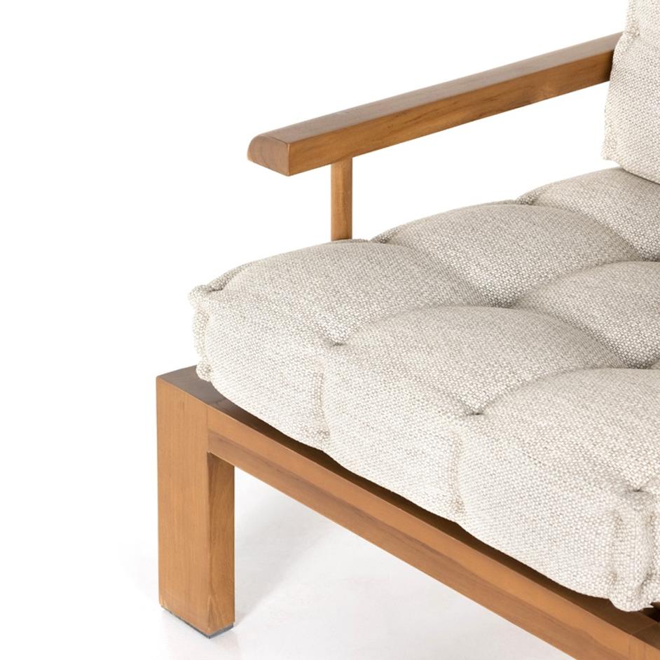 Beck Outdoor Chair In Natural Teak by FOUR HANDS