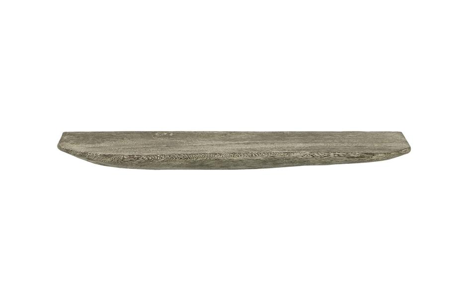 Floating Wall Shelf, Gray Stone, Large by Phillips Collection
